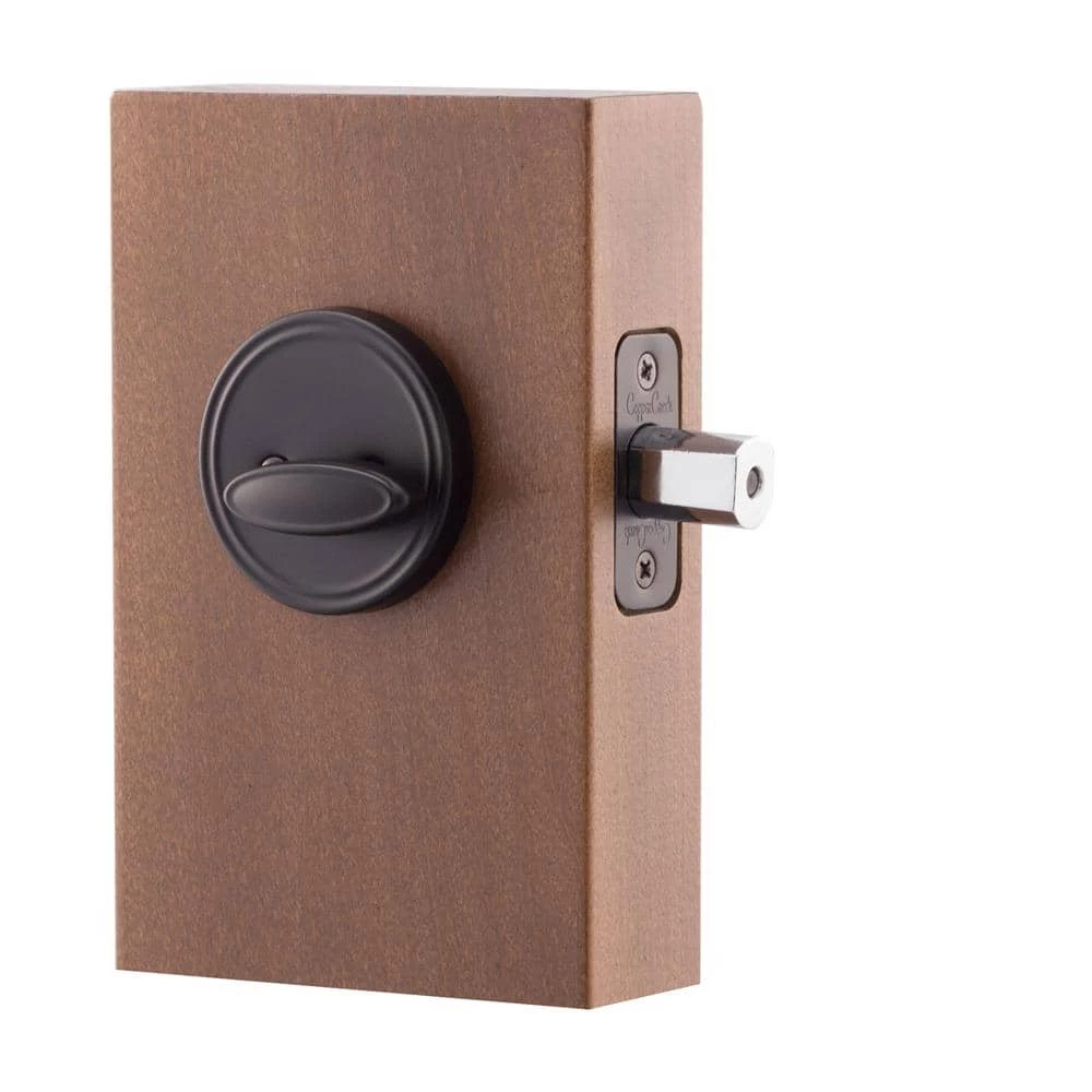 Copper Creek Single Cylinder Black Deadbolt 6 Copper Creek Single Cylinder Black Deadbolt - Image 4