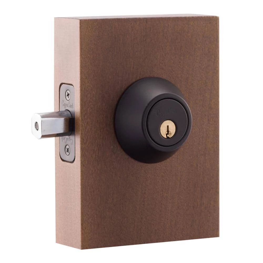 Copper Creek Single Cylinder Black Deadbolt 4 Copper Creek Single Cylinder Black Deadbolt - Image 2