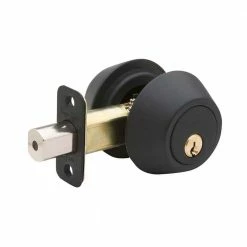 Copper Creek Double Cylinder Black Deadbolt