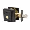 Copper Creek Comtemporary Square Single Cylinder Tuscan Bronze Deadbolt -Copper Creek Shop copper creek deadbolts dbs2410tb 64 1000