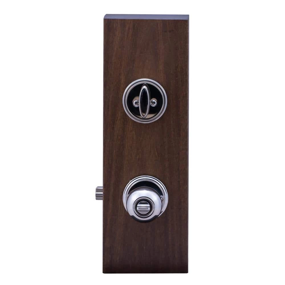 Copper Creek Soft Contemporary Polished Stainless Entry Door Knob with Deadbolt 6 Copper Creek Soft Contemporary Polished Stainless Entry Door Knob with Deadbolt - Image 4