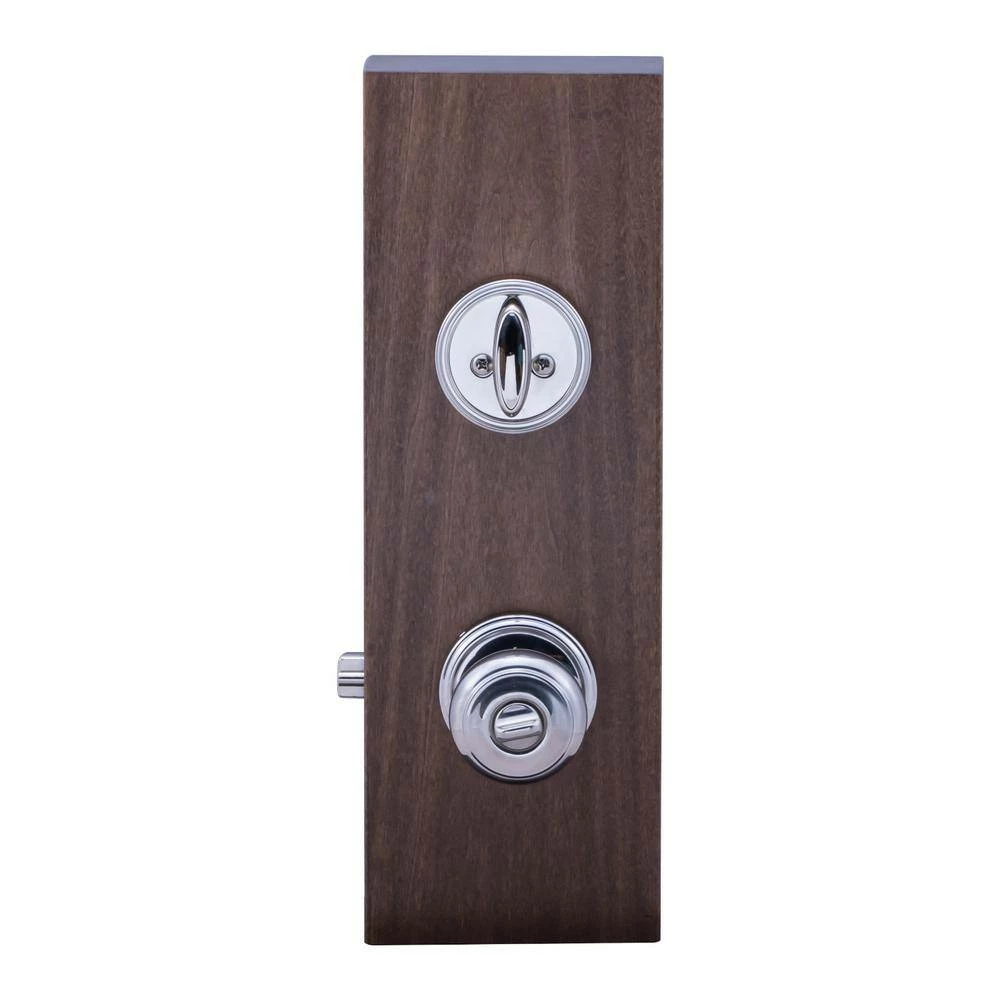 Copper Creek Colonial Polished Stainless Entry Door Knob with Deadbolt 6 Copper Creek Colonial Polished Stainless Entry Door Knob with Deadbolt - Image 4