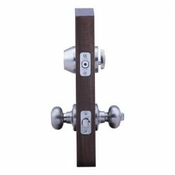 Copper Creek Colonial Satin Stainless Entry Door Knob with Deadbolt 8 Copper Creek Colonial Satin Stainless Entry Door Knob with Deadbolt -Copper Creek Shop copper creek door lock combo packs ckdb141ss 4f 1000