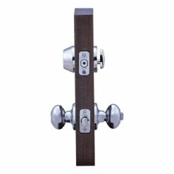 Copper Creek Colonial Polished Stainless Entry Door Knob with Deadbolt -Copper Creek Shop copper creek door lock combo packs ekdb141ps 4f 1000