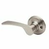Copper Creek Scandinavian Kash Satin Stainless Left Hand Dummy Door Lever