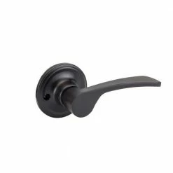 Copper Creek Scandinavian Kash Black Right Hand Dummy Door Lever