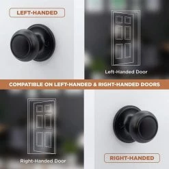 Copper Creek Colonial Black Dummy Door Knob 9 Copper Creek Colonial Black Dummy Door Knob -Copper Creek Shop copper creek dummy door knobs ck2090bc 4f 1000