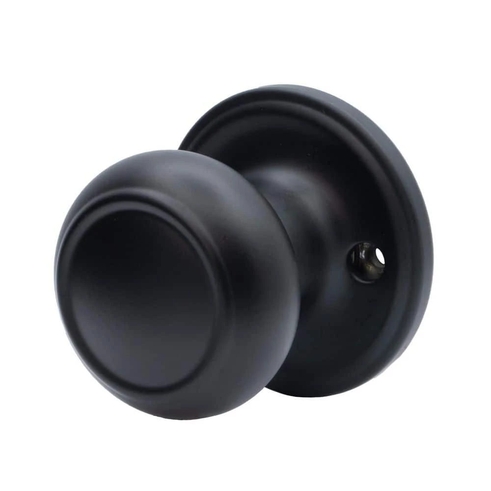 Copper Creek Colonial Black Dummy Door Knob 3 Copper Creek Colonial Black Dummy Door Knob