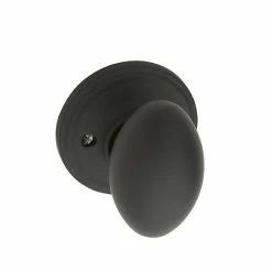 Copper Creek Egg Black Dummy Door Knob