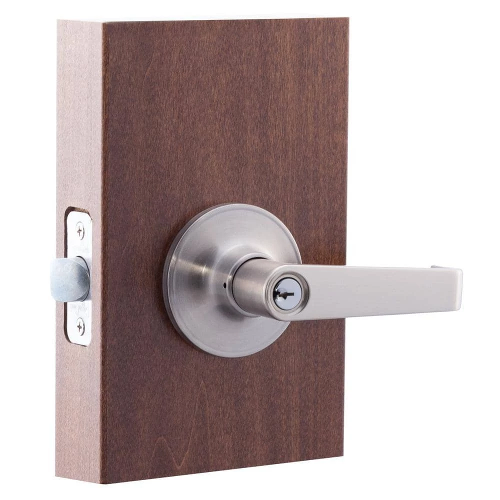 Copper Creek Avery Satin Stainless Keyed Entry Door Handle 4 Copper Creek Avery Satin Stainless Keyed Entry Door Handle - Image 2