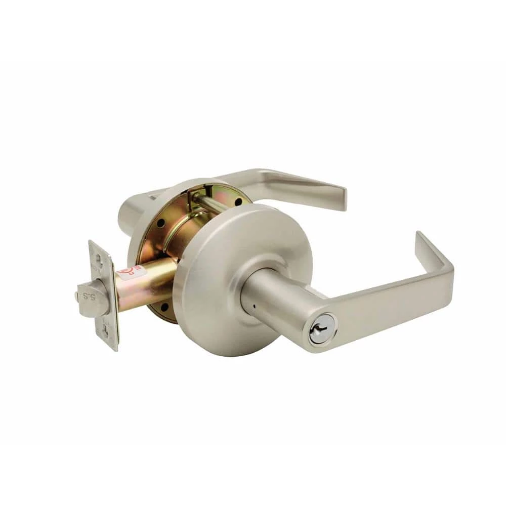 Copper Creek Grade 2 Satin Stainless Cylindrical Classroom Door Lever 3 Copper Creek Grade 2 Satin Stainless Cylindrical Classroom Door Lever