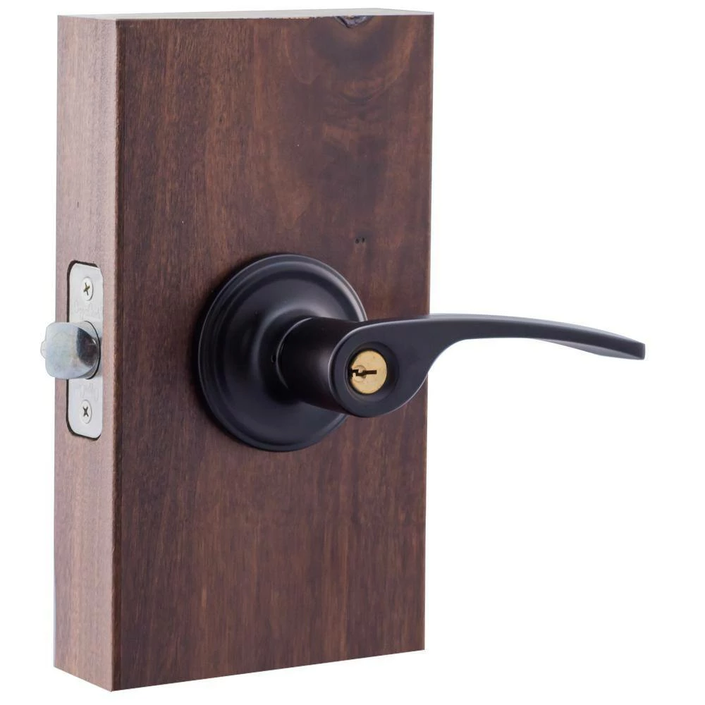 Copper Creek Scandinavian Kash Black Keyed Entry Door Handle 4 Copper Creek Scandinavian Kash Black Keyed Entry Door Handle - Image 2