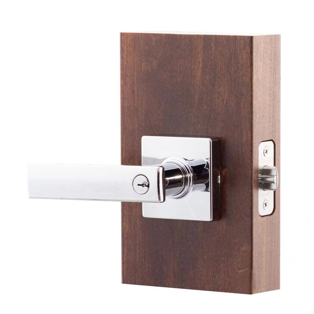 Copper Creek Craftsman Remi Polished Stainless Keyed Entry Door Handle 4 Copper Creek Craftsman Remi Polished Stainless Keyed Entry Door Handle - Image 2