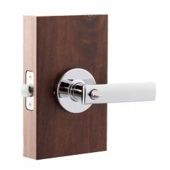 Copper Creek Craftsman Remi Polished Stainless Keyed Entry Door Handle with Round Rosette -Copper Creek Shop copper creek entry door handles rl2240ps rnd 1f 1000