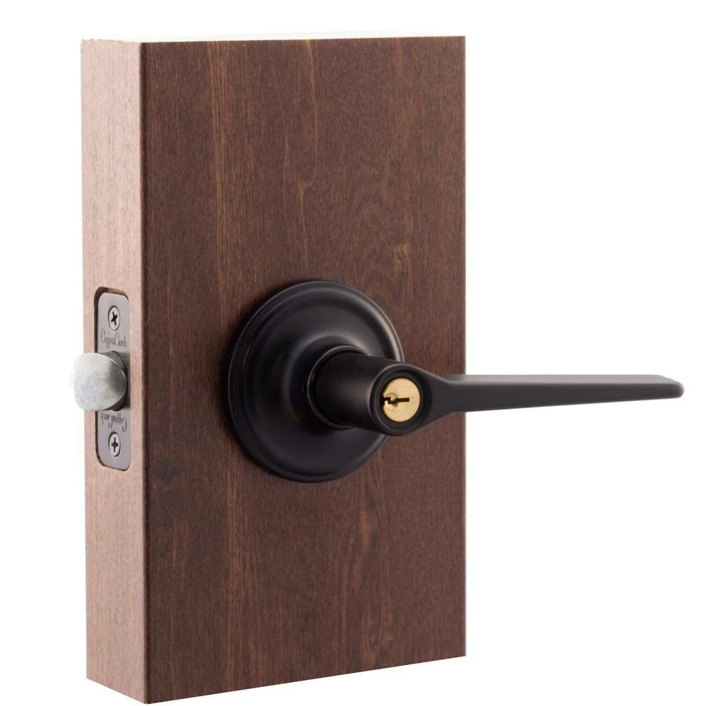 Copper Creek Contemporary Zane Black Keyed Entry Door Handle 4 Copper Creek Contemporary Zane Black Keyed Entry Door Handle - Image 2