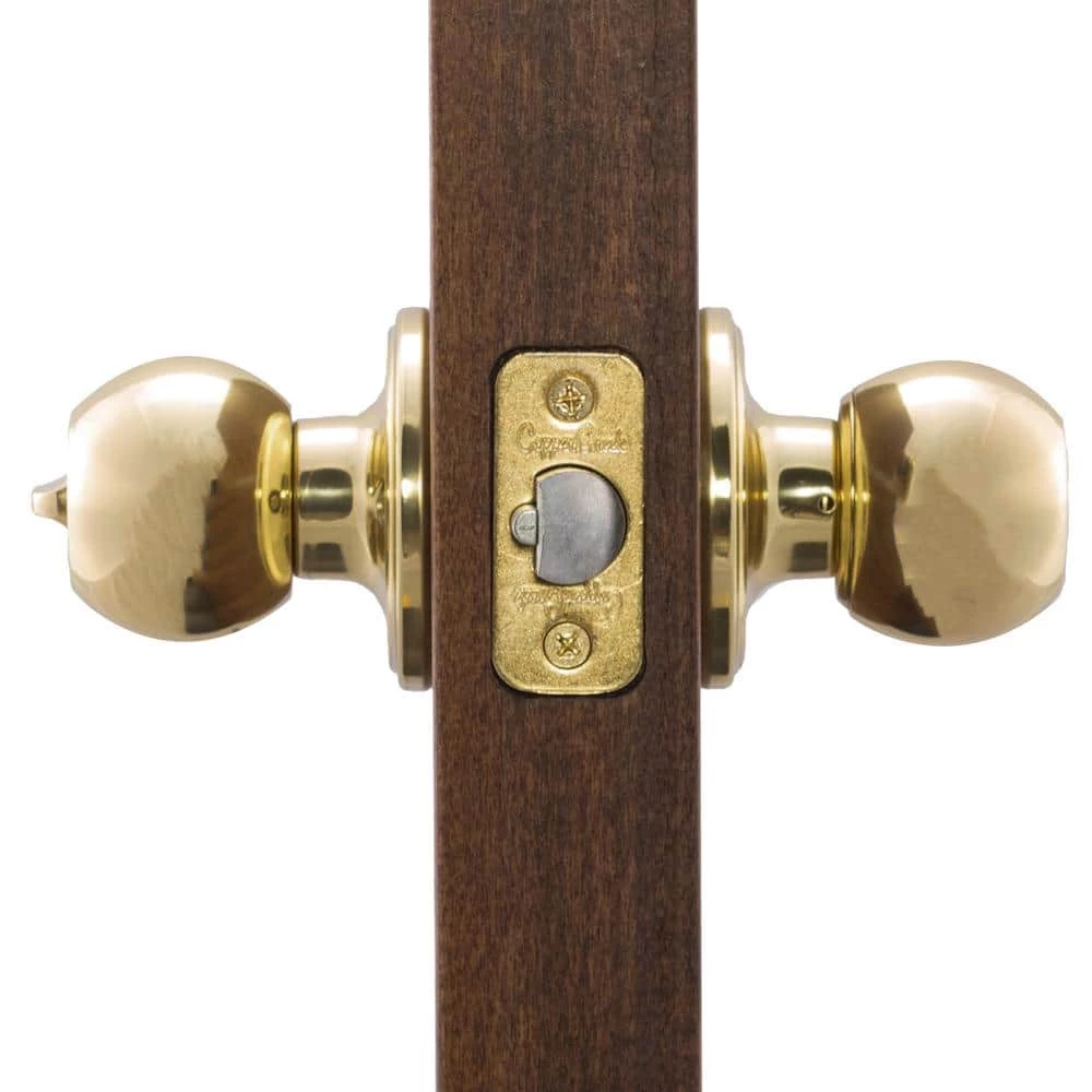 Copper Creek Ball Polished Brass Entry Door Knob 5 Copper Creek Ball Polished Brass Entry Door Knob - Image 3