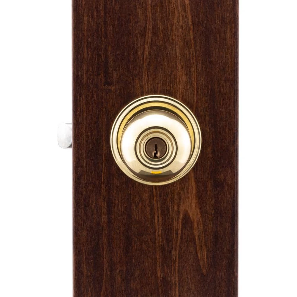 Copper Creek Ball Polished Brass Entry Door Knob 4 Copper Creek Ball Polished Brass Entry Door Knob - Image 2