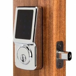 Copper Creek Fashion Z Wave Smart Home Polished Stainless Single Cylinder Electronic Deadbolt -Copper Creek Shop copper creek keyless deadbolts dbzf3410ps 4f 1000