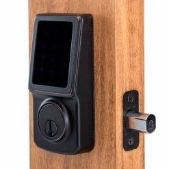 Copper Creek Fashion Z Wave Smart Home Tuscan Bronze Single Cylinder Electronic Deadbolt -Copper Creek Shop copper creek keyless deadbolts dbzf3410tb 1f 1000