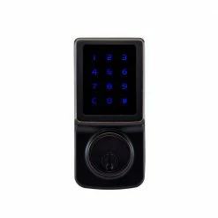 Copper Creek Shop 5 Copper Creek Fashion Z Wave Smart Home Tuscan Bronze Single Cylinder Electronic Deadbolt