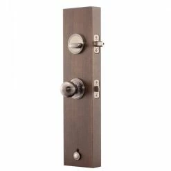 Copper Creek Colonial Antique Nickel Door Handleset and Ball Knob Trim -Copper Creek Shop copper creek knob handlesets cz2610xbk an 1f 1000