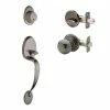 Copper Creek Colonial Antique Nickel Door Handleset and Ball Knob Trim 2 Copper Creek Colonial Antique Nickel Door Handleset and Ball Knob Trim -Copper Creek Shop copper creek knob handlesets cz2610xbk an 64 1000