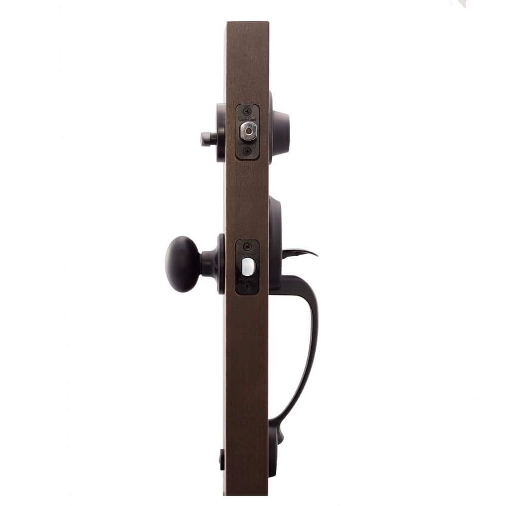 Copper Creek Colonial Black Door Handleset and Egg Knob Trim 5 Copper Creek Colonial Black Door Handleset and Egg Knob Trim - Image 3