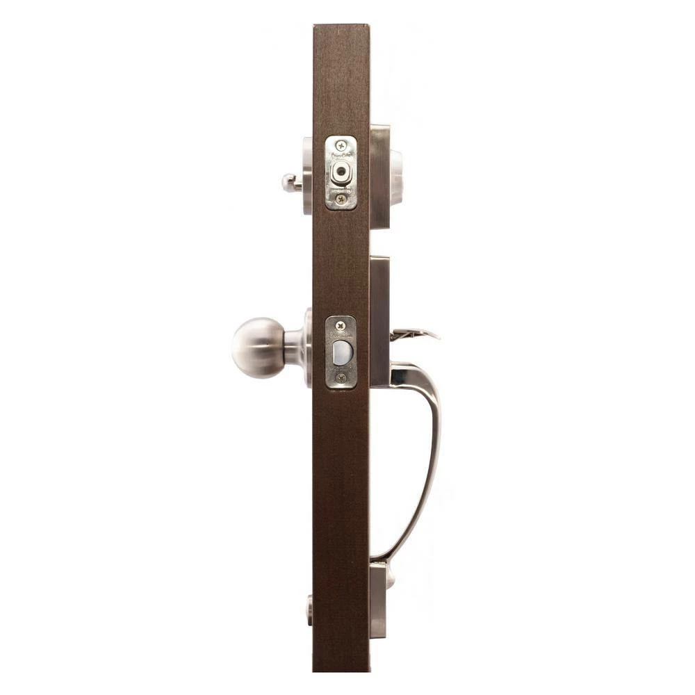 Copper Creek Fashion Satin Stainless Door Handleset and Ball Knob Trim 5 Copper Creek Fashion Satin Stainless Door Handleset and Ball Knob Trim - Image 3