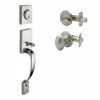 Copper Creek Fashion Satin Stainless Door Handleset and Egg Knob Trim 2 Copper Creek Fashion Satin Stainless Door Handleset and Egg Knob Trim -Copper Creek Shop copper creek knob handlesets fz2610xek ss 64 1000