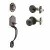 Copper Creek Heritage Tuscan Bronze Door Handleset and Ball Knob Trim -Copper Creek Shop copper creek knob handlesets hz2610xbk tb 64 1000