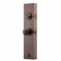 Copper Creek Heritage Black Door Handleset and Colonial Knob Trim -Copper Creek Shop copper creek knob handlesets hz2610xck bc 1f 1000