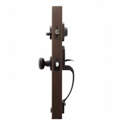 Copper Creek Heritage Black Door Handleset and Colonial Knob Trim -Copper Creek Shop copper creek knob handlesets hz2610xck bc 4f 1000