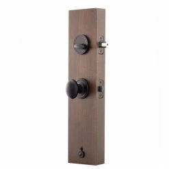 Copper Creek Heritage Black Door Handleset and Egg Knob Trim -Copper Creek Shop copper creek knob handlesets hz2610xek bc 1f 1000