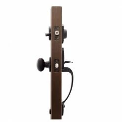 Copper Creek Heritage Black Door Handleset and Egg Knob Trim -Copper Creek Shop copper creek knob handlesets hz2610xek bc 4f 1000
