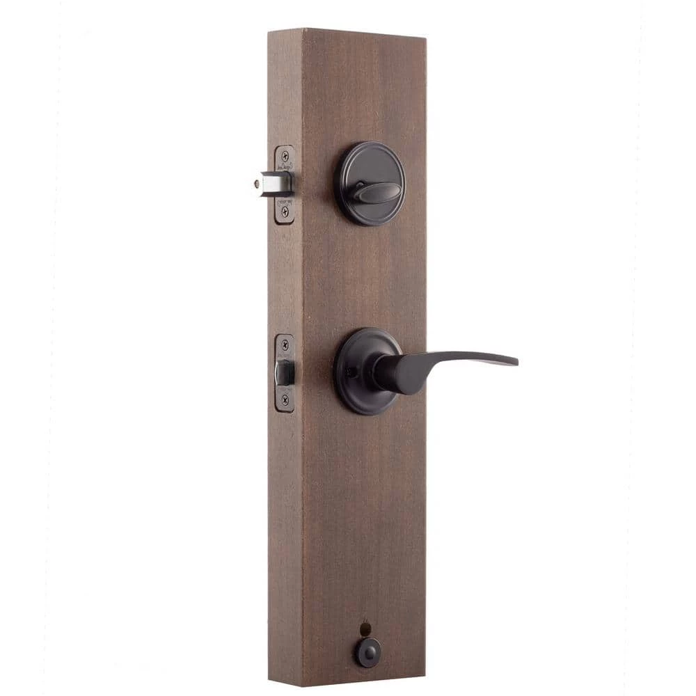 Copper Creek Mid Century Modern Black Door Handleset with Left Hand Scandinavian Handle Trim 6 Copper Creek Mid Century Modern Black Door Handleset with Left Hand Scandinavian Handle Trim - Image 4