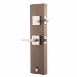 Copper Creek Colonial Satin Stainless Door Handleset and Verona Handle Trim -Copper Creek Shop copper creek lever handlesets cz2610xvl ss 1f 1000