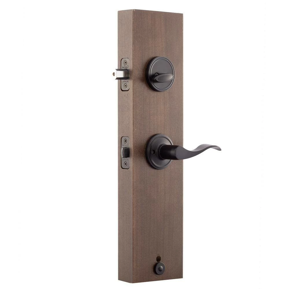 Copper Creek Colonial Black Door Handleset and Waverlie Handle Trim 6 Copper Creek Colonial Black Door Handleset and Waverlie Handle Trim - Image 4