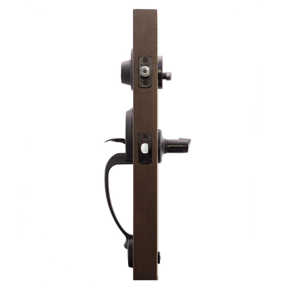 Copper Creek Colonial Black Door Handleset and Waverlie Handle Trim 5 Copper Creek Colonial Black Door Handleset and Waverlie Handle Trim - Image 3