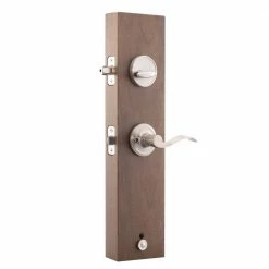 Copper Creek Colonial Satin Stainless Door Handleset and Waverly Handle Trim 10 Copper Creek Colonial Satin Stainless Door Handleset and Waverly Handle Trim -Copper Creek Shop copper creek lever handlesets cz2610xwll ss 1f 1000