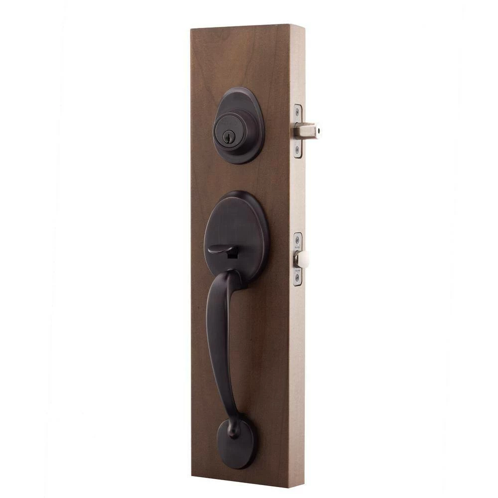 Copper Creek Colonial Tuscan Bronze Door Handleset and Waverlie Handle Trim 4 Copper Creek Colonial Tuscan Bronze Door Handleset and Waverlie Handle Trim - Image 2