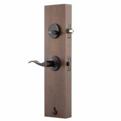 Copper Creek Colonial Black Door Handleset and Waverlie Handle Trim -Copper Creek Shop copper creek lever handlesets cz2610xwlr bc 1f 1000