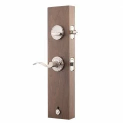 Copper Creek Colonial Satin Stainless Door Handleset and Waverly Handle Trim 10 Copper Creek Colonial Satin Stainless Door Handleset and Waverly Handle Trim -Copper Creek Shop copper creek lever handlesets cz2610xwlr ss 1f 1000