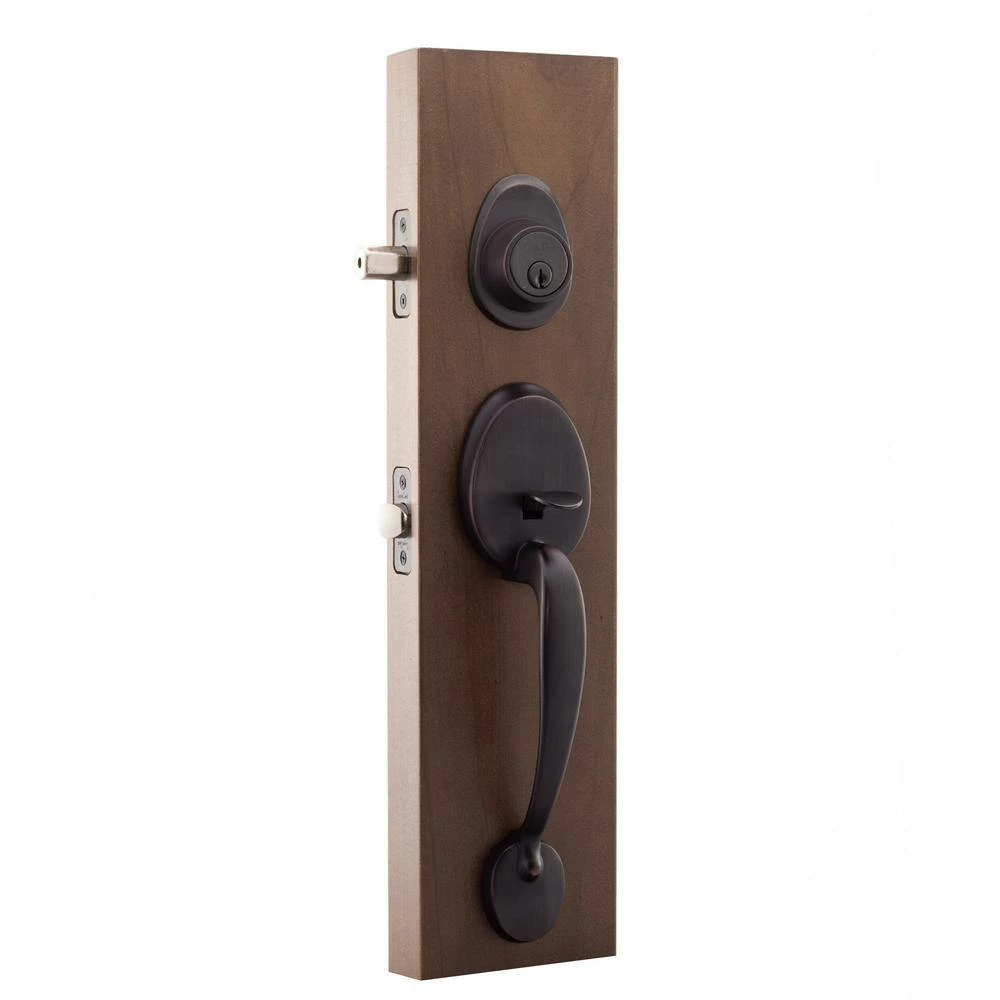 Copper Creek Colonial Tuscan Bronze Door Handleset and Waverlie Handle Trim 4 Copper Creek Colonial Tuscan Bronze Door Handleset and Waverlie Handle Trim - Image 2