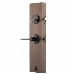 Copper Creek Mid Century Modern Black Door Handleset with Contemporary Handle Trim 10 Copper Creek Mid Century Modern Black Door Handleset with Contemporary Handle Trim -Copper Creek Shop copper creek lever handlesets cz2610xzl bc 1f 1000