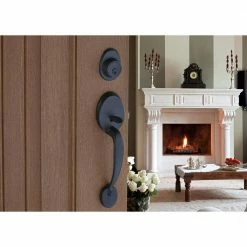 Copper Creek Mid Century Modern Black Door Handleset with Contemporary Handle Trim 11 Copper Creek Mid Century Modern Black Door Handleset with Contemporary Handle Trim -Copper Creek Shop copper creek lever handlesets cz2610xzl bc 44 1000