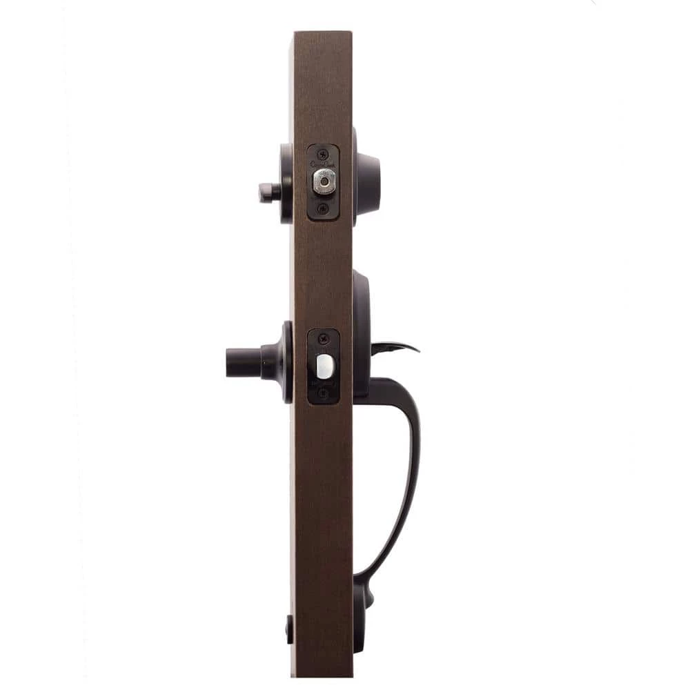 Copper Creek Mid Century Modern Black Door Handleset with Contemporary Handle Trim 5 Copper Creek Mid Century Modern Black Door Handleset with Contemporary Handle Trim - Image 3