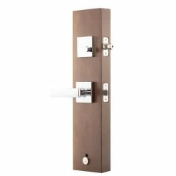 Copper Creek Craftsman Polished Stainless Door Handleset with Craftsman Handle Trim 10 Copper Creek Craftsman Polished Stainless Door Handleset with Craftsman Handle Trim -Copper Creek Shop copper creek lever handlesets fz2610xrl ps 1f 1000