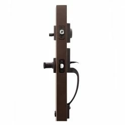 Copper Creek Craftsman Tuscan Bronze Door Handleset with Craftsman Handle Trim -Copper Creek Shop copper creek lever handlesets fz2610xrl tb 4f 1000