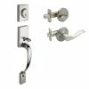 Copper Creek Fashion Satin Stainless Door Handleset and Waverlie Handle Trim -Copper Creek Shop copper creek lever handlesets fz2610xwll ss 64 1000