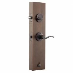 Copper Creek Fashion Tuscan Bronze Door Handleset and Waverlie Lever Trim -Copper Creek Shop copper creek lever handlesets fz2610xwll tb 1f 1000